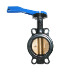 Legend 116-403 T-335AB Ductile Iron Wafer Butterfly Valve, Aluminum Bronze Disc, 10 Postion Lever Handle -EPDM Seat Wafer 3"