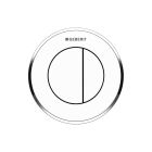 Geberit 116.056.KJ.1 Type 10 Remote Flush Buttons For Sigma And Omega Series In-Wall Toilet Systems In Alpine White