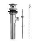 Brasstech 326/56 Polished Full Lavatory Pop-Up Drain Assembly with Overflow