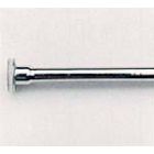 Brasstech 436/03 3/8-Inch O.D. by 20-Inch Flat Head Rigid Supply Tube, Coated Polished Brass