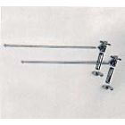 Brasstech 491X/06 1/2" IPS Inlet Traditional Cross Handle Lavatory Supply Kit with 20" Bullnose Rigid Supply Tube