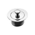 Brasstech 270/15S Lift and Turn Bath Plug, Satin Nickel