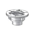Infinity Drain CDI 43 W s - Clamp Down Drain Cast Iron 4" Throat, 3" No Hub Outlet