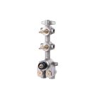Aquabrass ABSV12002 DemI-Totem 1/2" Thermostatic Valve with 2 Shut-Off Valves