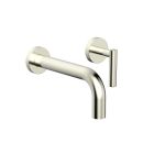 Phylrich 120-16/015 Transition 1.2 GPM Single Handle Wall Mounted Lavatory Set with Lever Handle in Satin Nickel (Rough Sold Separately)
