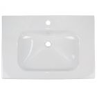 Emory and Bond 120VT04128WH Lupa Series Porcelain 1-Hole Vanity Top 28" x 19" in White