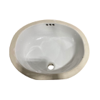 Davinci 121400001 Undermount Lavatory Sink 17" W X 14" D X 6" H in White