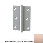 Merit Metal 125P-2.5"X1.75" Satin Bronze Plain Bearing Cabinet Hinge