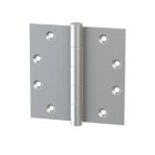 Merit Metal 125P-4.5"x4.5" Polished Chrome Plain Bearing Door Hinge