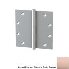 Merit Metal 125P-5"x5" Satin Bronze Plain Bearing Door Hinge