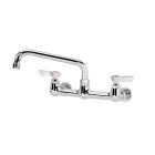 Krowne 12-808L Silver Series 1.8 GPM 8" Center Wall Mounted Faucet with 8" Spout in Polished Chrome