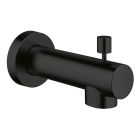 Grohe 133662431 Concetto™ 5" Length Wall Mounted Diverter Tub Spout in Matte Black