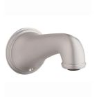 Grohe 13 612 AV0 Geneva 6-Inch Wall Mount Tub Spout, Infinity Satin Nickel