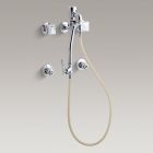 Kohler 13938-2A-CP Triton Built-in bedpan washer with standard sprayhead and handles in polished chrome