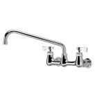 Krowne 14-812L Royal Series 8" Wall Mount Faucet With 12" Spout In Solid Chrome Plated