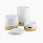 Kohler 14181-PD-0 Laureate Countertop Accessories In Polished Gold on White, in White
