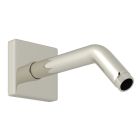 Rohl 1442/6PN 7" Length Wall Mount Shower Arm with Square Escutcheon in Polished Nickel
