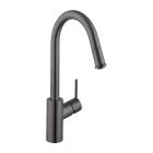 Hansgrohe 14872341 Talis S² HighArc Kitchen Faucet, 1-Spray Pull-Down, 1.75 GPM in Brushed Black Chrome