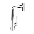 Hansgrohe 14884001 Metris Select HighArc Kitchen Faucet, 1-Spray Pull-Out, 1.75 GPM in Chrome