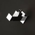 Lacava 1496-CR Kubista Angle valve in square shape in Polished Chrome