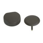 Geberit 151.551.HM.1 TurnControl Overflow Drain Trim Kit with Metal Handle In Hard-coat Oil Rubbed Bronze