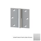 Merit Metal 152 3.5" H X 3.5" W Right Hand Lift off Hinge in Satin Chrome