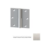Merit Metal 152 3.5" H X 3.5" W Right Hand Lift off Hinge in Satin Nickel
