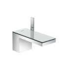 Axor 47010001 MyEdition 1.2 GPM Single Hole Bathroom Faucet 70, without Pop-Up Drain in Chrome / Mirror Glass