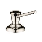 Hansgrohe 04540800 Soap Dispenser, Traditional in Steel Optic