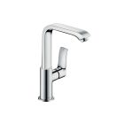 Hansgrohe 31087001 Metris Single-Hole Faucet 230 with Swivel Spout and Pop-Up Drain, 1.2 GPM in Chrome