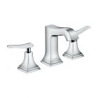 Hansgrohe 31330001 Metropol Classic Widespread Faucet 110 with Lever Handles and Pop-Up Drain, 1.2 GPM in Chrome