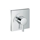 Hansgrohe 15724001 Ecostat Square Pressure Balance Trim in Chrome (Rough Sold Separately)