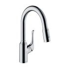 Hansgrohe 71844001 Allegro N Prep Kitchen Faucet, 2-Spray Pull-Down, 1.75 GPM in Chrome