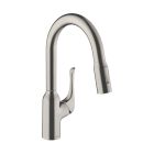 Hansgrohe 71844801 Allegro N Prep Kitchen Faucet, 2-Spray Pull-Down, 1.75 GPM in Steel Optic