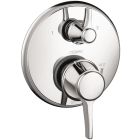 Hansgrohe 04449000 Ecostat Classic Pressure Balance Trim with Diverter, Round in Chrome (Rough Sold Separately)