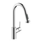 Hansgrohe 14877001 Talis S² HighArc Kitchen Faucet, 2-Spray Pull-Down, 1.75 GPM in Chrome