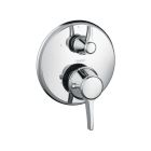 Hansgrohe 15753001 Ecostat Classic Thermostatic Trim with Volume Control and Diverter, Round in Chrome (Rough Sold Separately)
