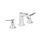 Hansgrohe 31073001 Metris C Widespread Faucet 100 with Pop-Up Drain, 1.2 GPM in Chrome