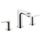 Hansgrohe 31083001 Metris Widespread Faucet 100 with Pop-Up Drain, 1.2 GPM in Chrome