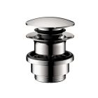 Hansgrohe 50100101 Push-Open Sink Drain in Chrome