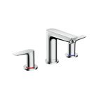 Hansgrohe 71733001 Talis E Widespread Faucet 150 with Pop-Up Drain, 1.2 GPM in Chrome