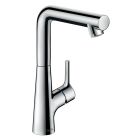 Hansgrohe 72105001 Talis S Single-Hole Faucet 210 with Swivel Spout and Pop-Up Drain, 1.2 GPM in Chrome