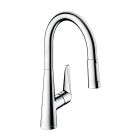 Hansgrohe 72813001 Talis S 1.75 GPM Deck Mounted HighArc Kitchen Faucet with 2-Spray Pull Down in Polished Chrome