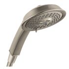 Hansgrohe 04345820 Raindance Classic Handshower 100 3-Jet, 2.0 GPM in Brushed Nickel