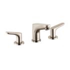 Hansgrohe 04369820 Focus Widespread Faucet 100 with Pop-Up Drain, 1.2 GPM in Brushed Nickel