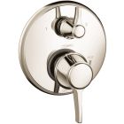 Hansgrohe 04449830 Ecostat Classic Pressure Balance Trim with Diverter, Round in Polished Nickel (Rough Sold Separately)