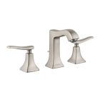 Hansgrohe 31073821 Metris C Widespread Faucet 100 with Pop-Up Drain, 1.2 GPM in Brushed Nickel
