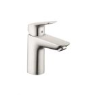 Hansgrohe 71100821 Logis Single-Hole Faucet 100 with Pop-Up Drain, 1.2 GPM in Brushed Nickel