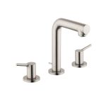 Hansgrohe 72130821 Talis S Widespread Faucet 150 with Pop-Up Drain, 1.2 GPM in Brushed Nickel