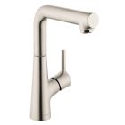 Hansgrohe 72105821 Talis S Single-Hole Faucet 210 with Swivel Spout and Pop-Up Drain, 1.2 GPM in Brushed Nickel